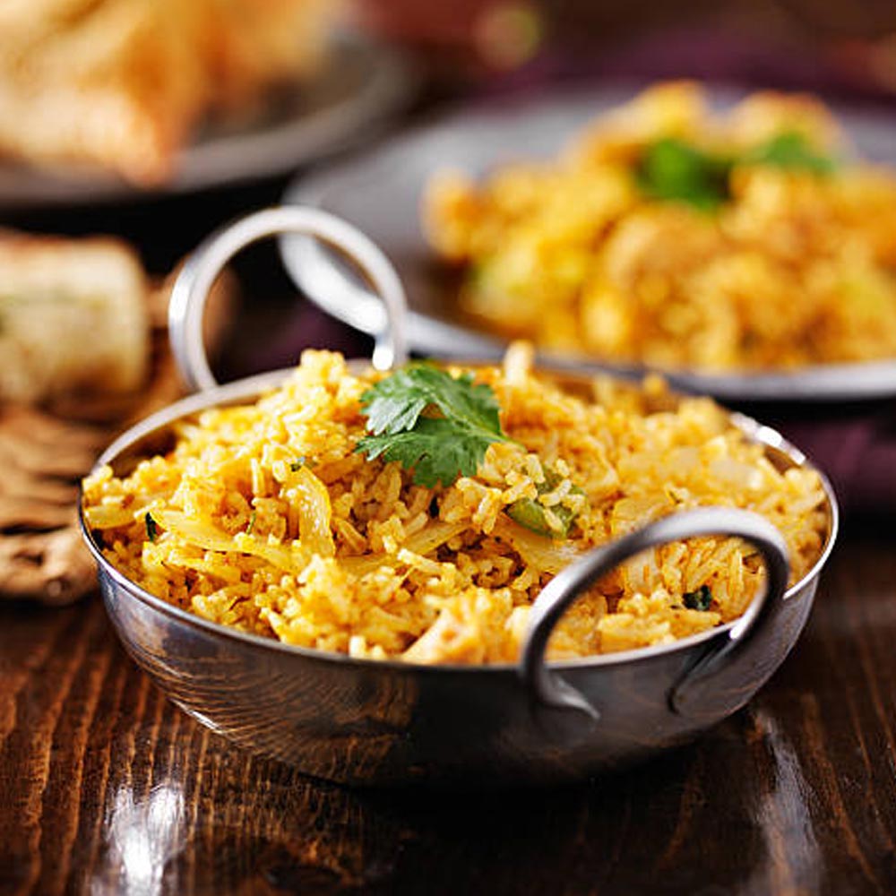 Lahori biryani with basmati rice